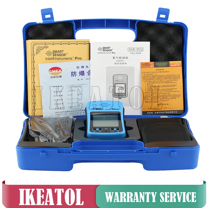 

Handheld Digital AS8901 Oxygen concentrator Meter Gas Analyzer 0-30%VOL