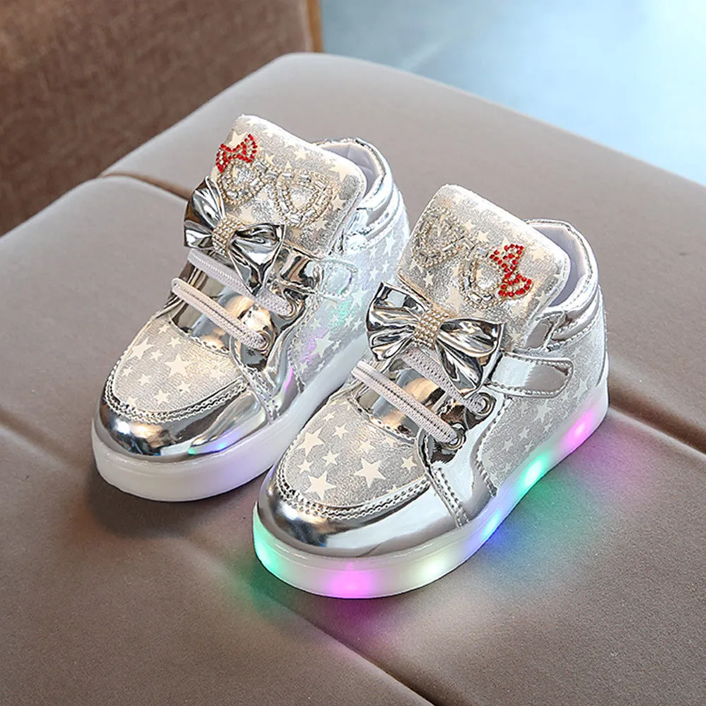 ARLONEETChildren/светящаяся обувь для мальчиков и девочек; спортивная обувь для бега; модные детские кроссовки с мигающими огнями; кроссовки для маленьких детей
