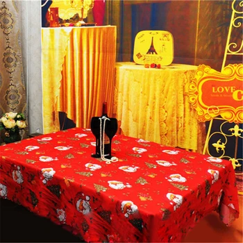 

1pc 150x180cm Christmas Tablecloth New Year Home Kitchen Dining Table Decoration Rectangular Party Table Cover Christmas Product