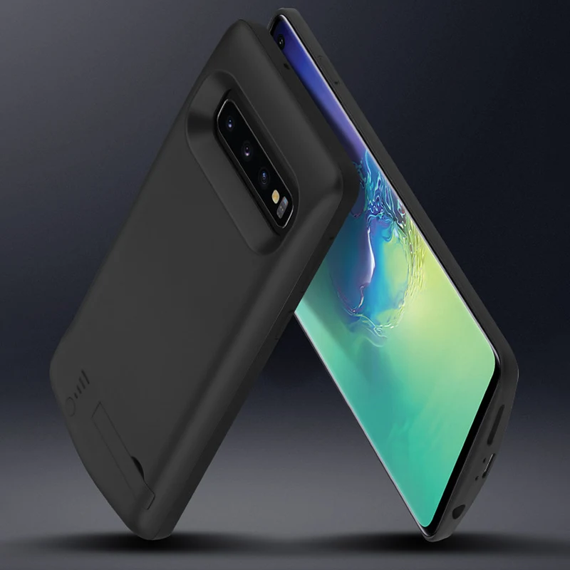 5000/6000 мАч чехол для батареи Samsung Galaxy S10 S10e Plus зарядного устройства тонкий внешний