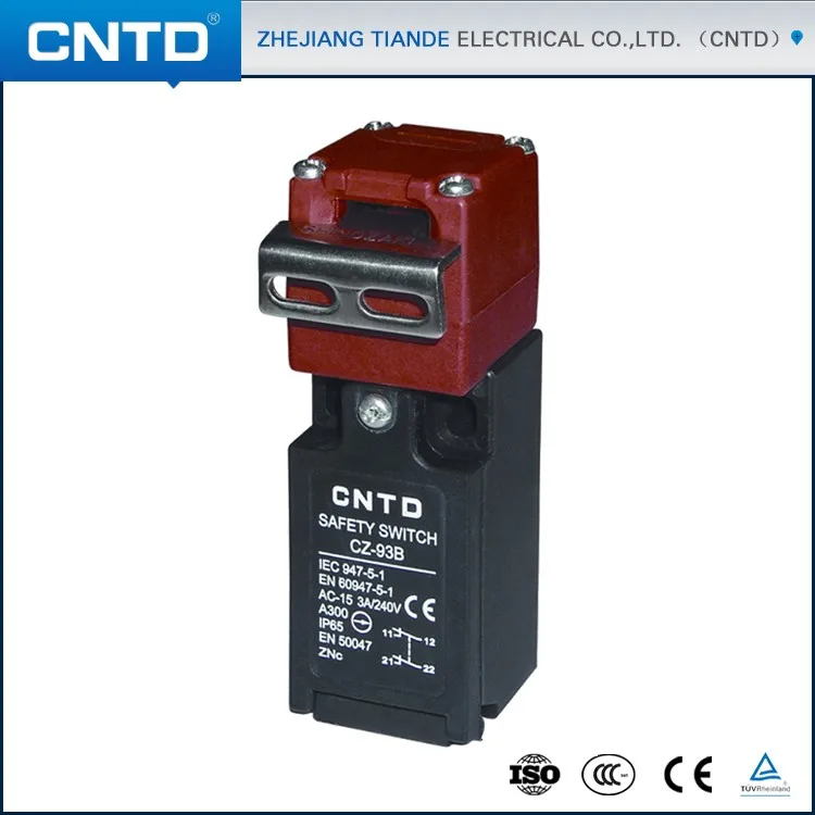 CNTD Waterproof CZ 93 Series 2NC Safety Interlock Limit Switch with Key