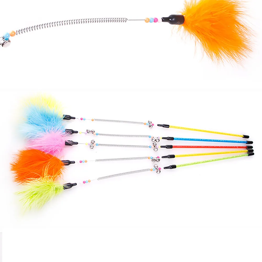 Buy 1 Pc Cat Feather Toy Turkey Cat Kitten Fun