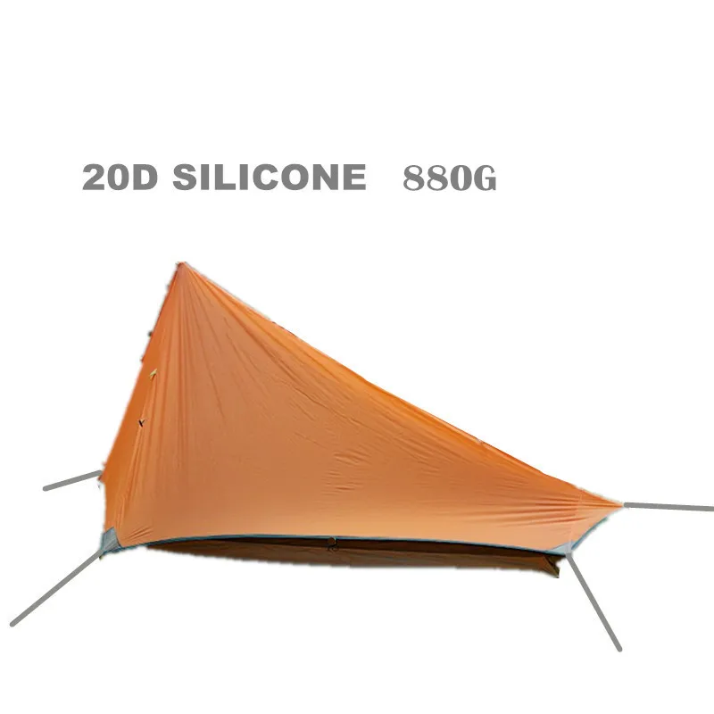 Ultralight 800G Double Layer 1-2 Person Potable Waterproof hiking Tent Shelter For Hunting Fishing Camping Outdoor 20D silicone Ultralight 800G Double Layer 1-2 Person Potable Waterproof hiking Tent Shelter For Hunting Fishing Camping Outdoor 20D silicone