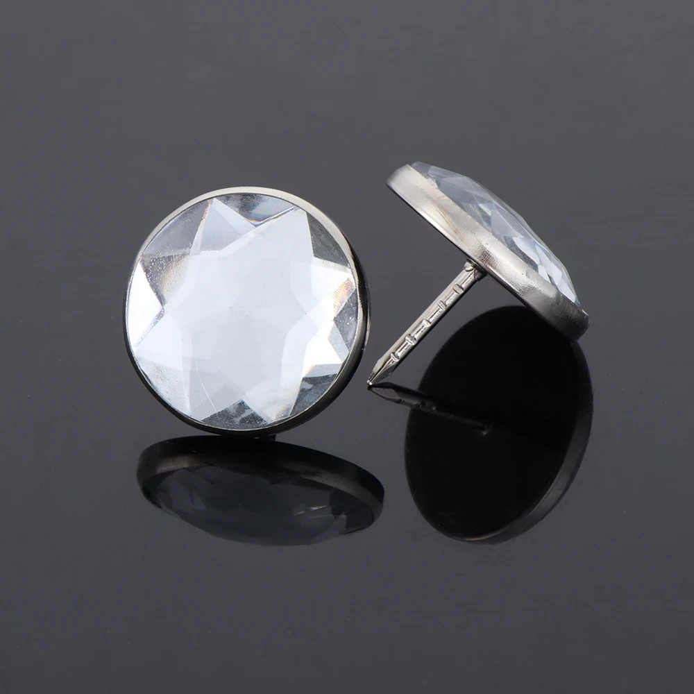 

20PCS/Bag Crystal Buckle Soft Bag Sofa Nails Diamond Buckle Diamond Buttons Background Decorative Buckle DIY Home Crafts