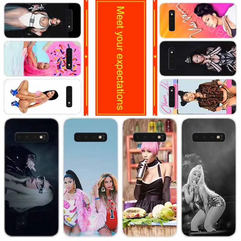 

Phone for Samsung Galaxy S10 E S9 S8 Plus S7 s6 Edge s10 plus s5 Note 10 9 8 Cover Case lovely Nicki Minaj