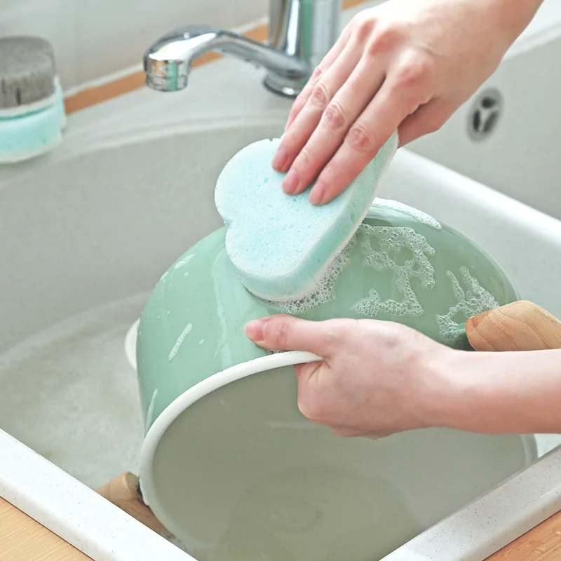 

Aihogard Magic Wipe Cloud Shaped Dish Washing Sponge Strong Decontamination Antibacterial Kitchen Cleaning Tool