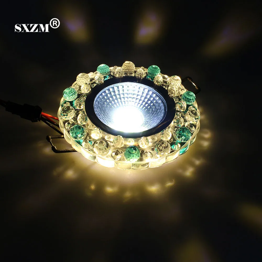 

SXZM 2pcs/lot 3W COB resin led downlight European style indoor home lighting with led dirver for bedroom,foyer spot lamp