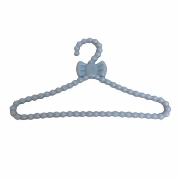 

Lovely Gray Hangers Mini Cute Wardrobe Dress Coat Clothes Plastic Accessories For Barbie Doll Dollhouse Gift Toy