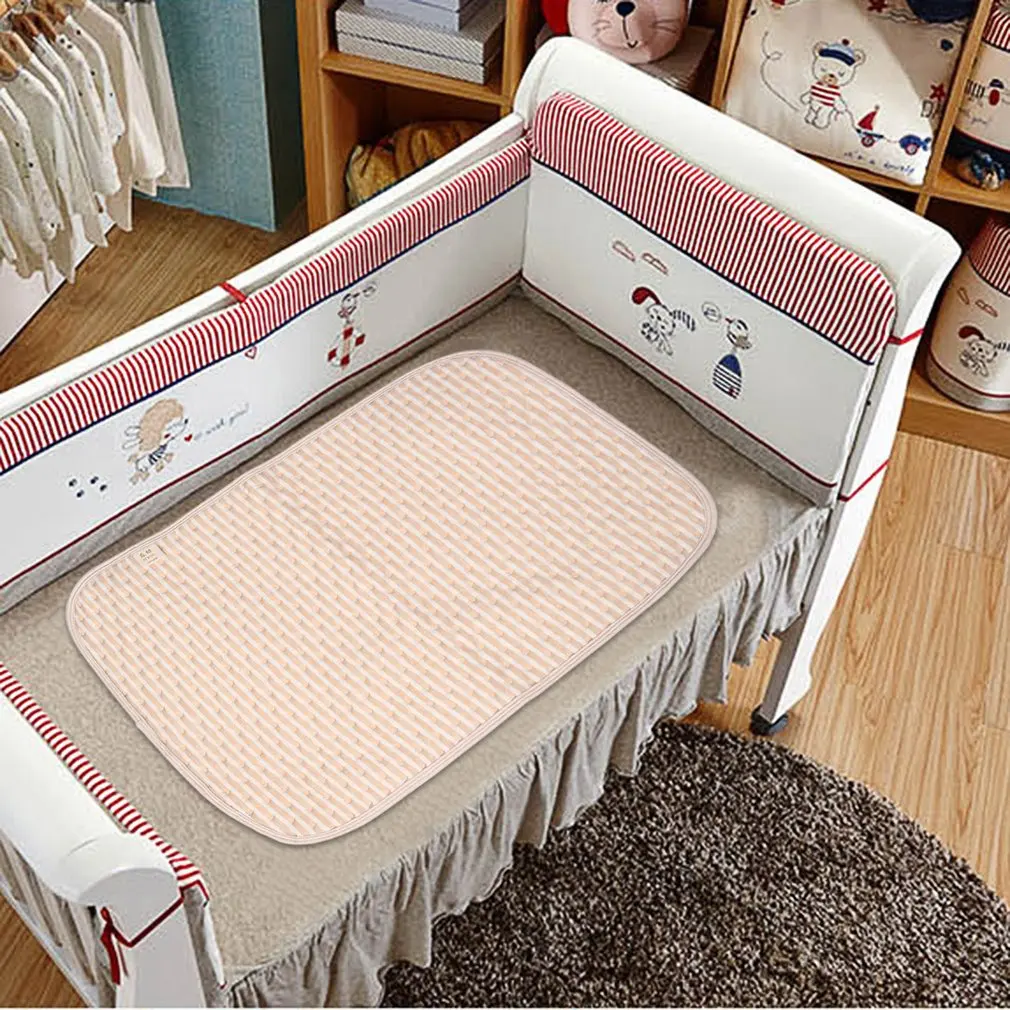 Buy 3 Layers Natural Colored Cotton Large Baby Changing Pads Covers Nappy