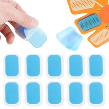 50 шт. гелевые подушечки для EMS, тренажер, гидрогелевые наклейки, стимулятор мышц живота, ABS гелевые подушечки для живота, массажер для похудения