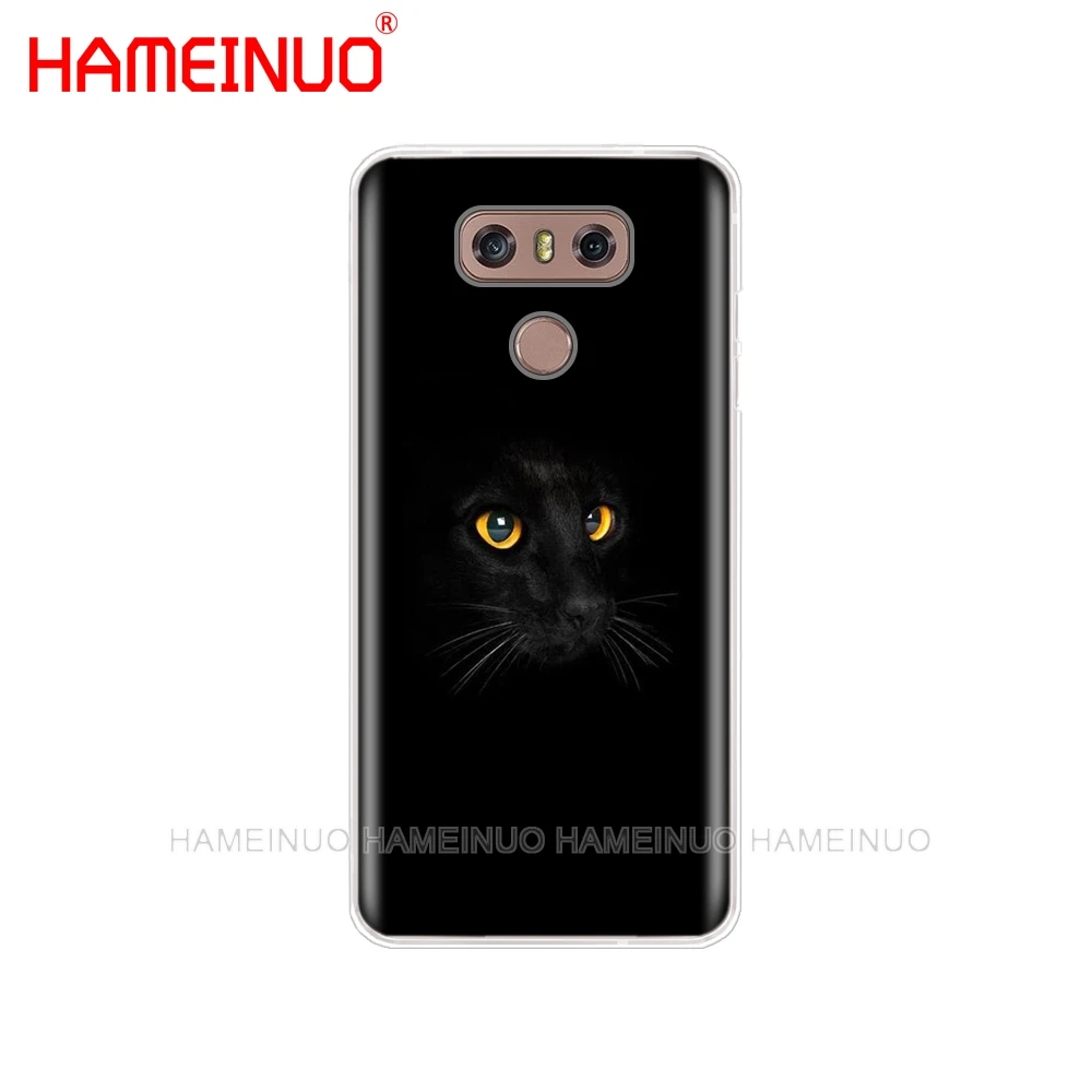 HAMEINUO черный чехол с кошачьим глазом для телефона LG G7 Q6 G6 MINI G5 K10 K4 K8 2017 2016 X POWER 2 V20 V30