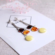 JIUDUO Pure natural amber beeswax earrings earrings earrings fashion pretty 100% 925 sterling silver factory outlet цена JIUDUO Pure natural amber beeswax earrings earrings earrings fashion pretty 100% 925 sterling silver factory outlet цены онлайн