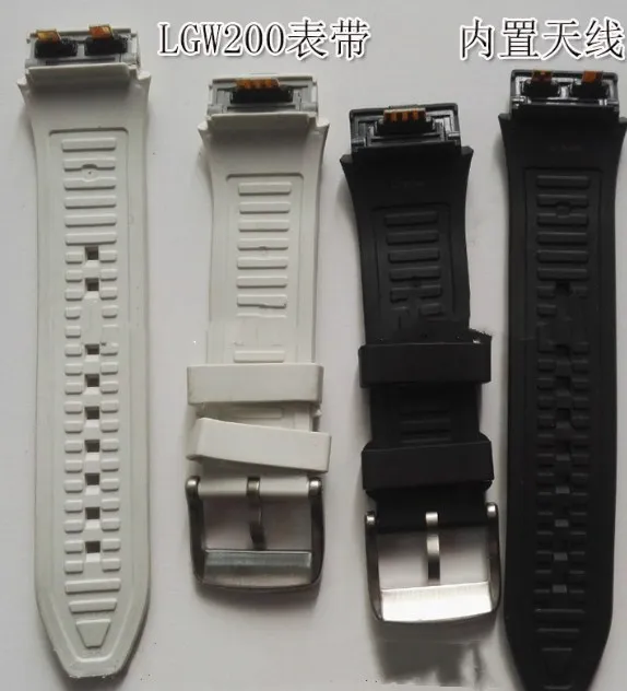 

100% Warranty Watchband Watch Strap Plastic Rubber Straps with Antenna For LG Urbane 2 LTE w200 Smart Watch Free screws + tool
