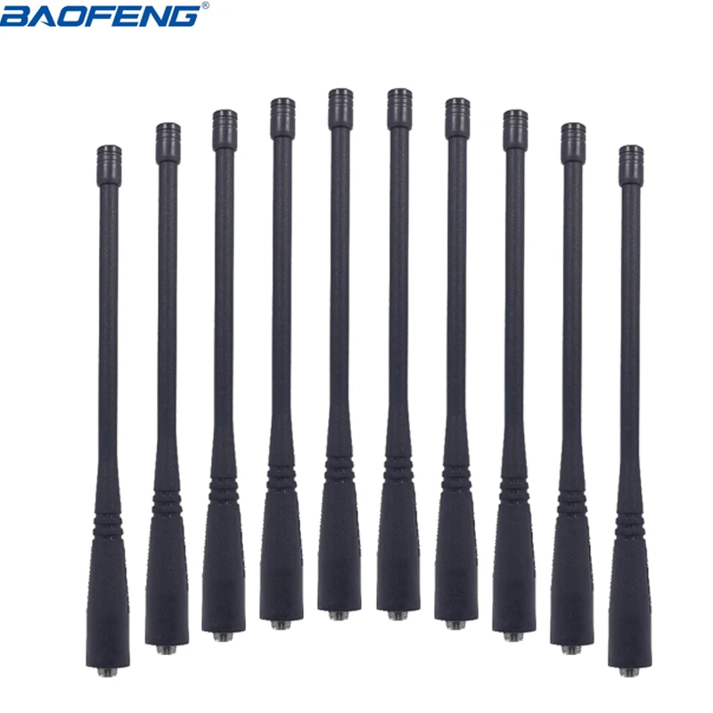 Комплект из 2 предметов; 5 шт. 10 шт. Baofeng Dual Band SMA-17 см Длина антенна для Baofeng UV-5R UV-82 GT-3 UV-9R плюс иди и болтай Walkie Talkie - Цвет: 10pcs
