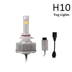 Высокое качество H10 LED Противотуманные огни автомобильной 2smd источник света лампы фары противотуманные фонари яркая белый 6000 К