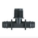

50PCS-PACK 1/2''-3/8'' Three way hose connector with male thread for 1/2'' garden hose