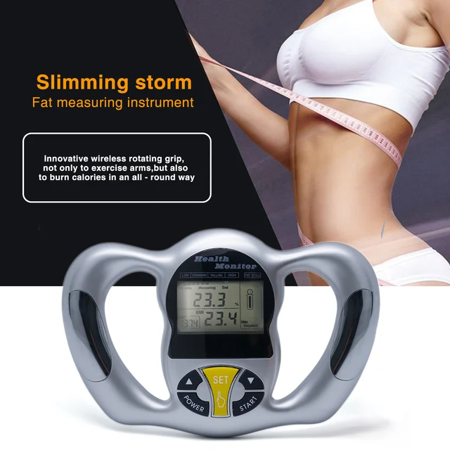 body health monitor digital lcd fat analyzer bmi meter weight loss