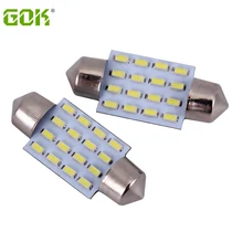 Горячая 500 шт./лот гирлянда led 31 мм 36 мм 39 мм 42 мм 16SMD led 3014 автомобильное светодиодное купольное освещение festoon SMD электролампочка для внутренних помещений Авто крыша