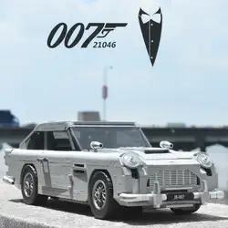 Technic Series 10262 Aston Martin DB5 Набор строительных блоков Кирпичи Детские модели автомобилей подарки игрушки совместимы с