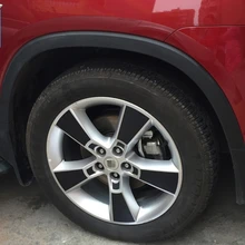 3D Carbon Fiber Wheel Rim Sticker Wheel Hub Protecting Waterproof Black Sticker for Chevrolet Trax 2014 2015 1 set