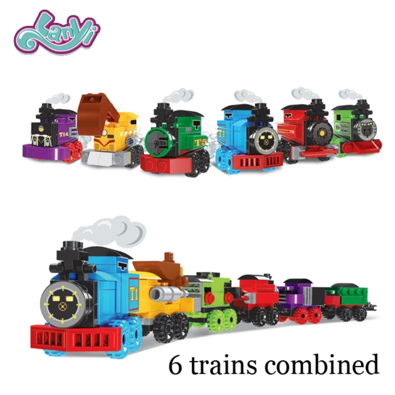 Lanyitoys Train set Original Legoings Models kit Blocks particles assembled spell insert legoeds Toys Hobbies for Children Gift Lanyitoys Train set Original Legoings Models kit Blocks particles assembled spell insert legoeds Toys Hobbies for Children Gift