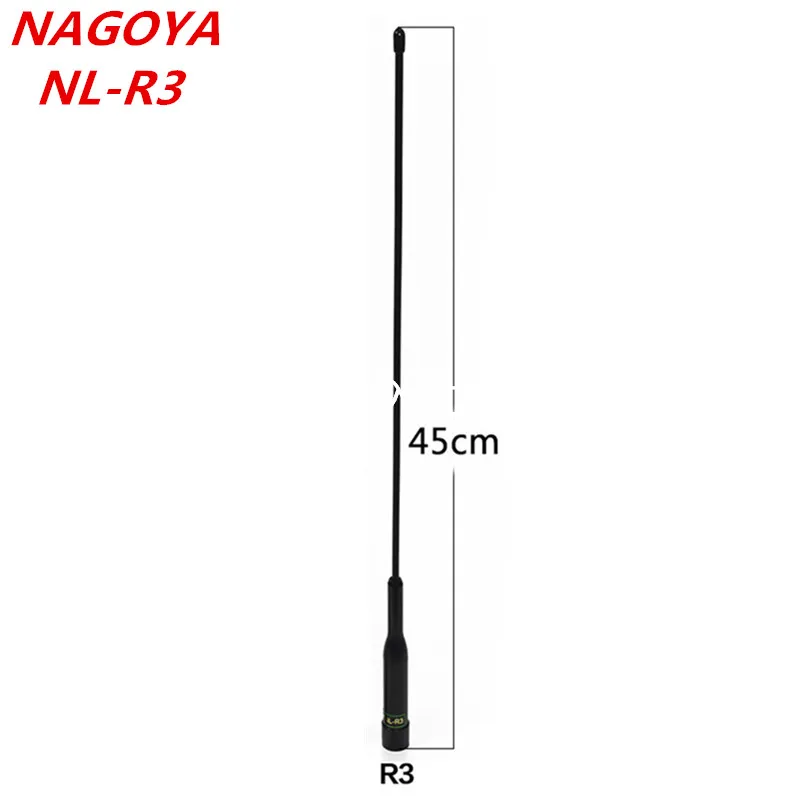 online NAGOYA NL R3 Dual Band 144 430 MHz 2.5 3.5 dB Alto Ganho UHF plugue NL R3 PL 259 Antena Do Carro Móvel de Rádio CB Antena Flexível NLR3