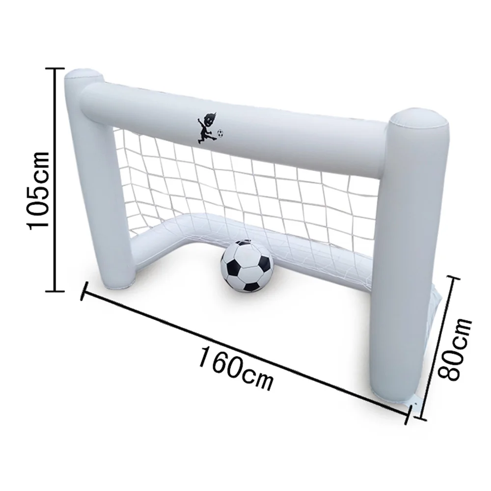 

2019 New Inflatable Soccer Goal PVC Footable Net Parents Children Playing Ball Games