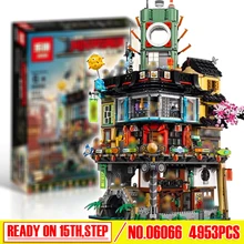 New Arrival 4867pcs Lepin 06066 Ninjago City Masters of Spinjitzu Building Blocks Bricks Toys 70620