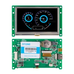 Painel esperto da pedra tft lcd com relação rs232/rs485/ttl