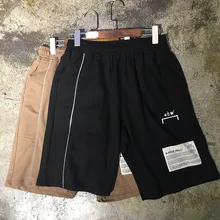 ACW A-COLD-WALL, высококачественные шорты, светоотражающие, летние, на шнурке, для мужчин и женщин, ACW, удобные шорты, полосатая нашивка, хлопок, ACW, Короткие