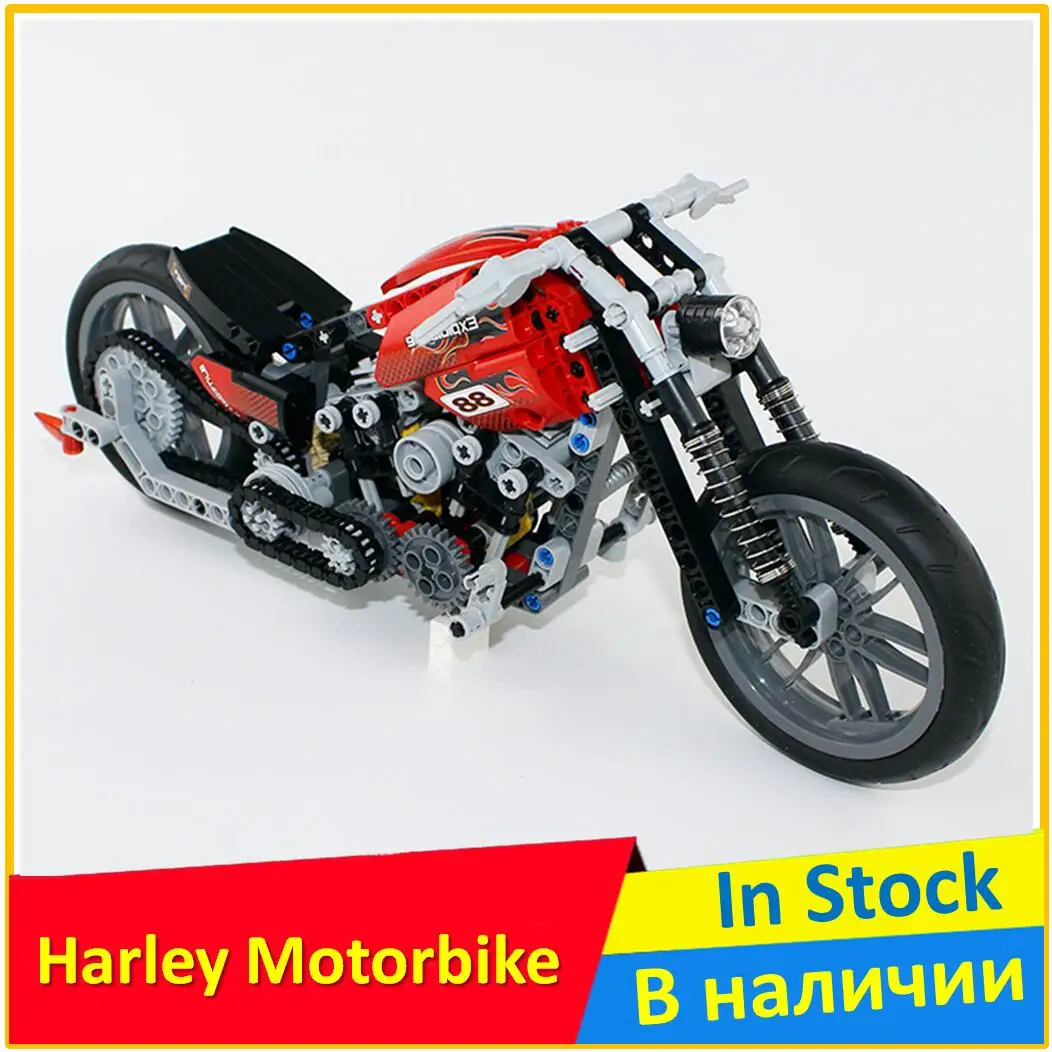 

Building Blocks 3354 Speed Motorcycle Compatible legoing with Brick Model Educational Toys For Children