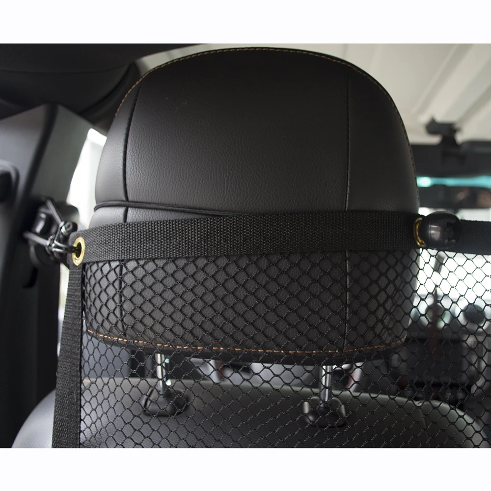 Mdstop Легкий Прочный Открытый Охота или путешествия складная сетки автомобиля Большой Pet автомобиль заднее сиденье чистая барьеры