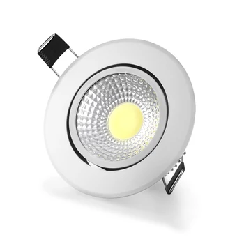 

Dimmable LED COB Downlight AC110V 220V 3W 5W 7W 12W Recessed LED Spot Light lumination Indoor Decoration Ceiling Lamp