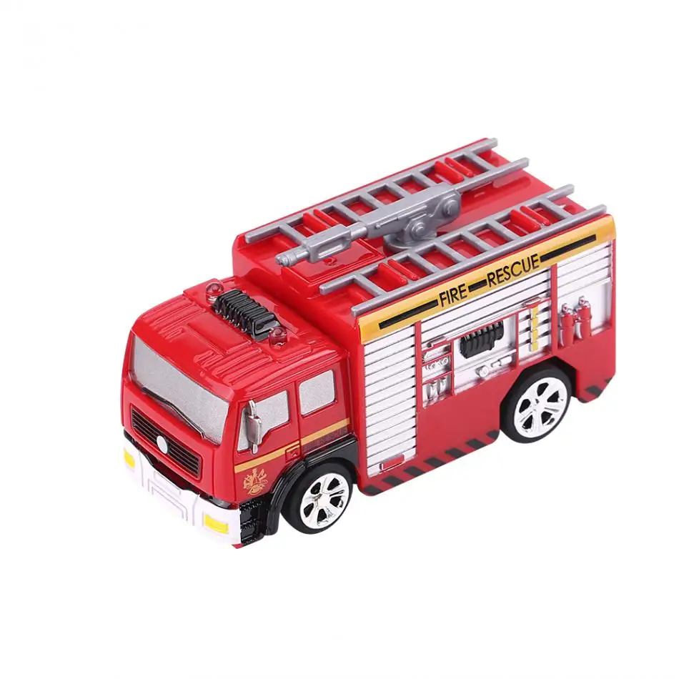 8027 27MHz RC 158 Mini Fire Engine Rescue Truck Remote Control Toy