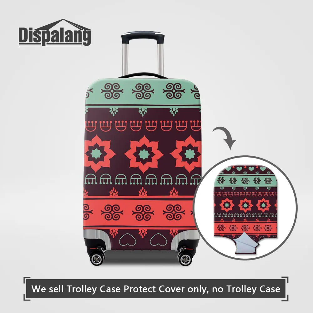 Dispalang Elastic Thick Case On Suitcase 3d Geometric Luggage Protective Covers For 1832 Inch