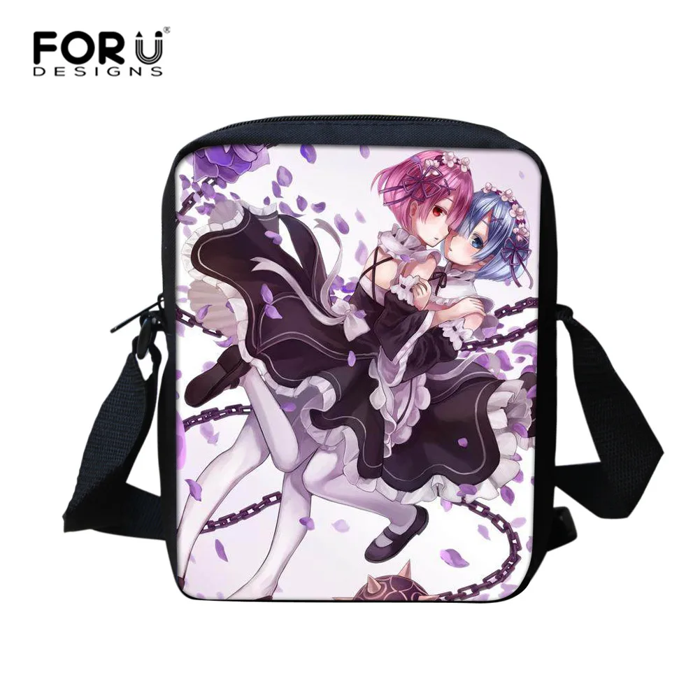 Re:Zero kara Hajimeru Isekai Seikatsu Backpack for Teenage Boys Girls Bag Emilia Rem Children School Bags Set Kids Backpack - Цвет: Z5085E
