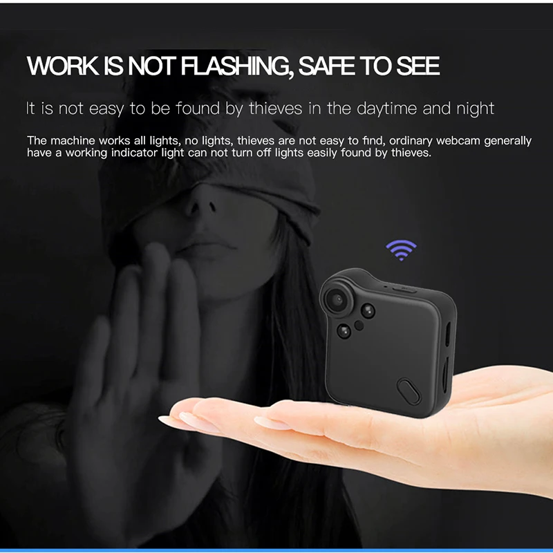 Мини ip камера C1S с Wi Fi HD 1080P маленькая портативная секретная Инфракрасная