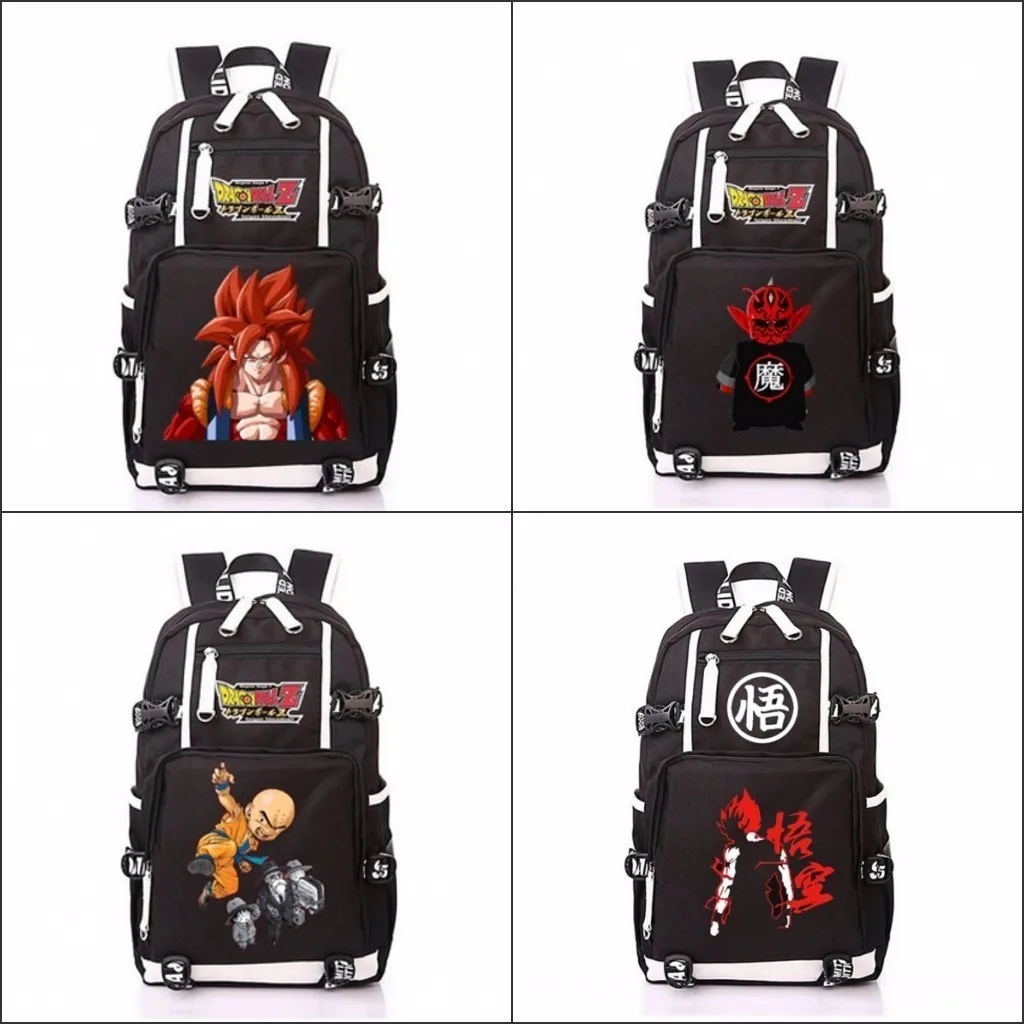 anime DragonBall Backpack Dragon Ball Z Son Goku Laptop Backpack