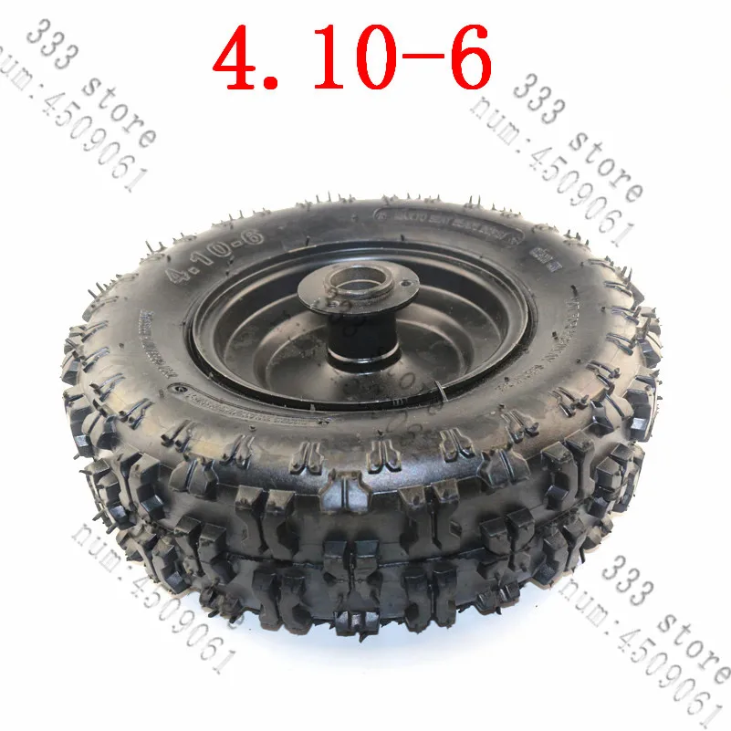 4 10 6 шины и обод ATV Quad Go Kart 47cc 49cc массивные внутренняя труба подходит для всех