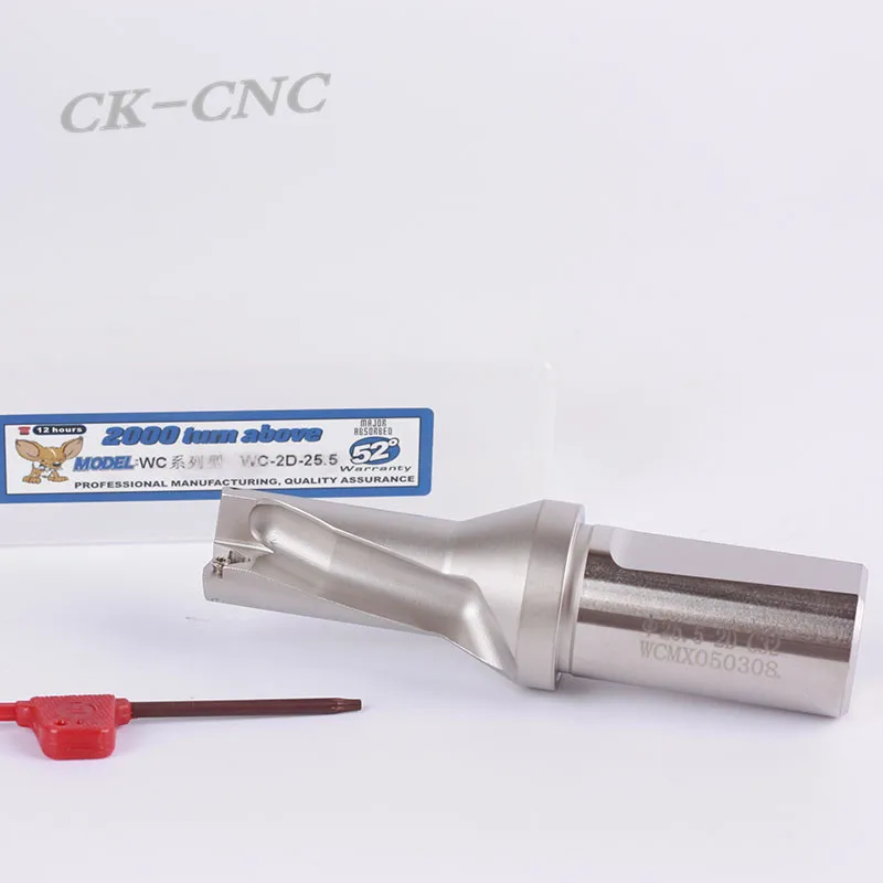 Высокое качество WC-2D-25.5 C32 U дрель индексируемая CNC инструмент 25 5 мм-2D длина