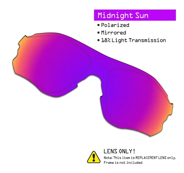 SmartVLT поляризованные Сменные линзы для солнцезащитных очков в стиле Оукли EVZero Path-несколько вариантов - Цвет линз: Midnight Sun