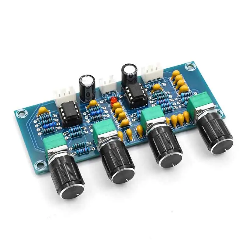 

KYYSLB XH-A901 NE5532 Digital Power Amplifier Board Supporting Tone Board DC12~24V High and Low Sound Adjustment Front Board