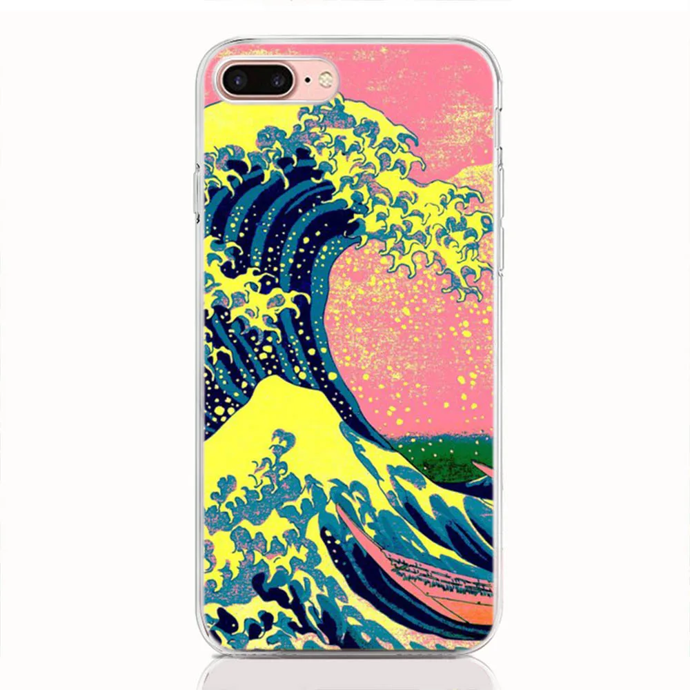 A19  7 Plus Cartoon Wave Art Japanese