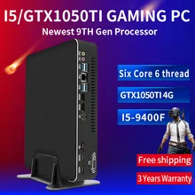 MSECORE Intel I5 9400F GTX1050TI 4G tarjeta dedicada Juego Mini PC Windows 10 HTPC Nettop linux juego de PC de escritorio 4K WiFi