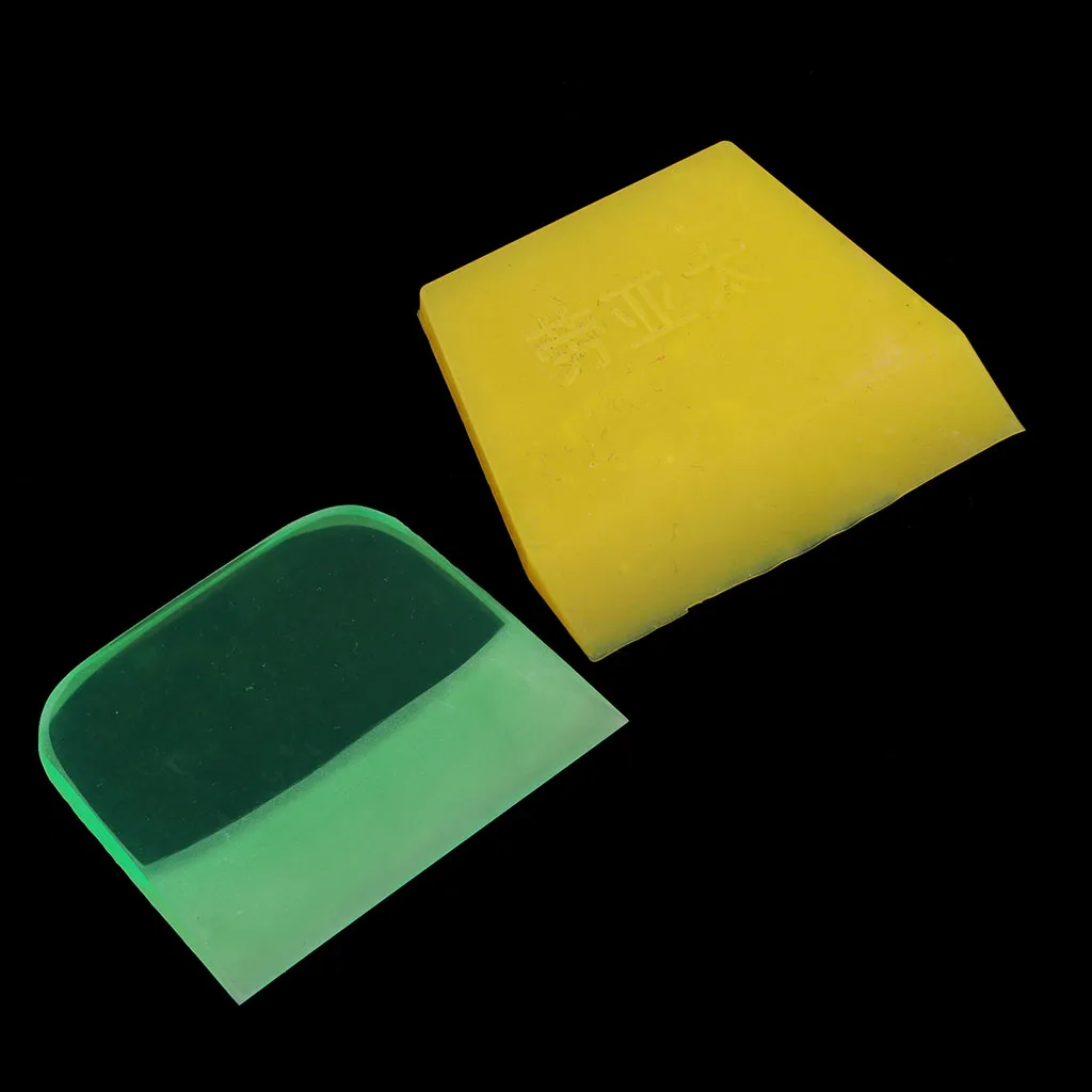 Pottery Decal Scraper, Flexible Rubber/TPR Scraper Squeegee for Ceramics Clay DIY Applique Decal Crafts