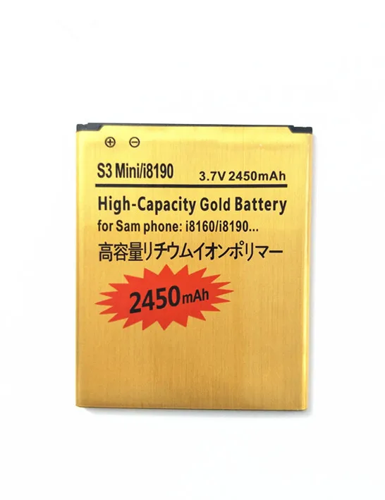 АЗК Батарея золото EB425161LU для samsung Galaxy S3 мини i8190 i699 Ace 2 i8160 S7562 S7568 i8190N i739 S7560 s7580|battery