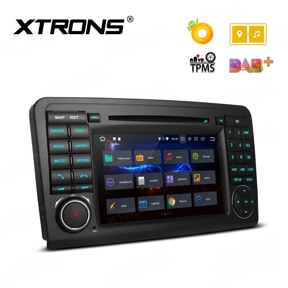 Flash Deal Android 8.0 OS 7" Car DVD Multimedia Navigation GPS Radio for Mercedes-Benz ML-Class W164 2005-2011 & GL-Class X164 2006-2012 3