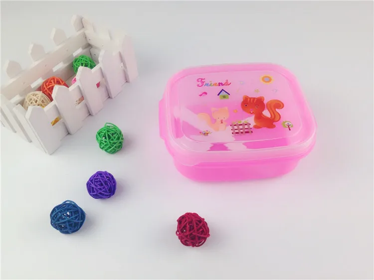 pink Sugan Life однослойный изоляционный картонный Ланч-бокс для детей японская коробка герметичная детская коробка для завтрака контейнер для еды, судок - Цвет: pink