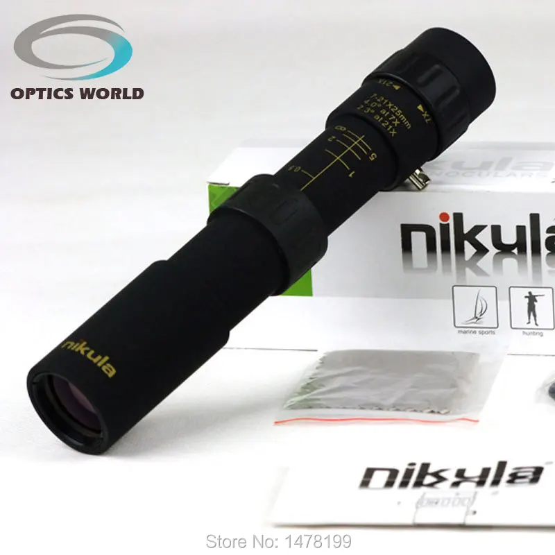 Nikula10-30x25 أحادي التكبير تلسكوب مناظير عالية الجودة للرؤية الليلية أحادي العين HD جيب