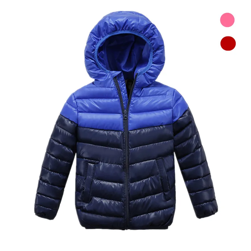 Most effective  2019 new Spring Children Coat Autumn Kids Jacket Boys Outerwear stripe Down Jacket for Boys Warm Ho